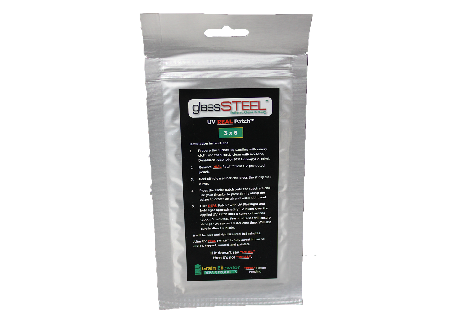 glassSTEEL UV Patch